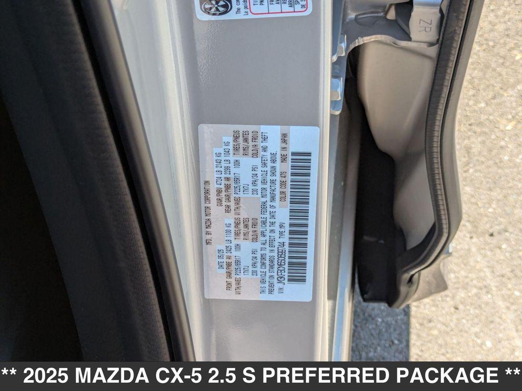 new 2025 Mazda CX-5 car, priced at $32,630