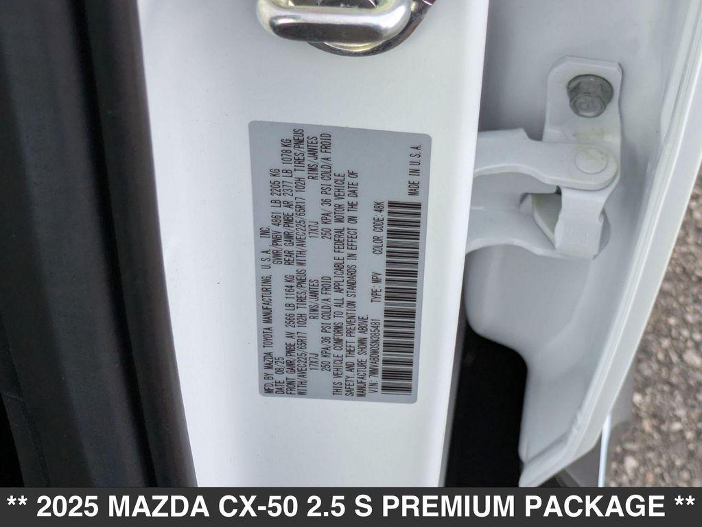 new 2025 Mazda CX-50 car, priced at $37,030