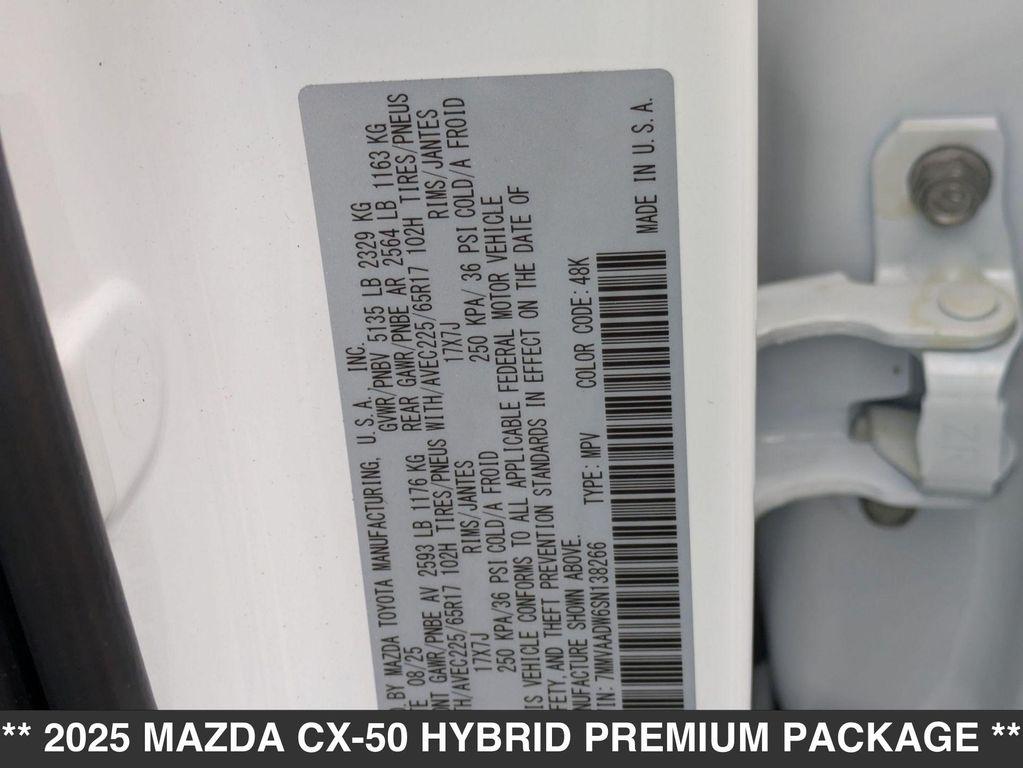 new 2025 Mazda CX-50 Hybrid car, priced at $39,995