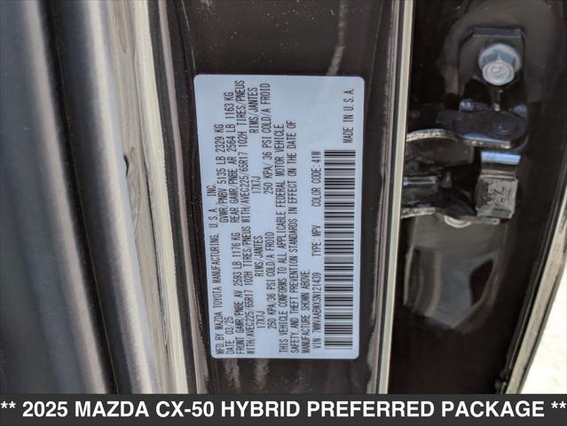 new 2025 Mazda CX-50 Hybrid car, priced at $35,690