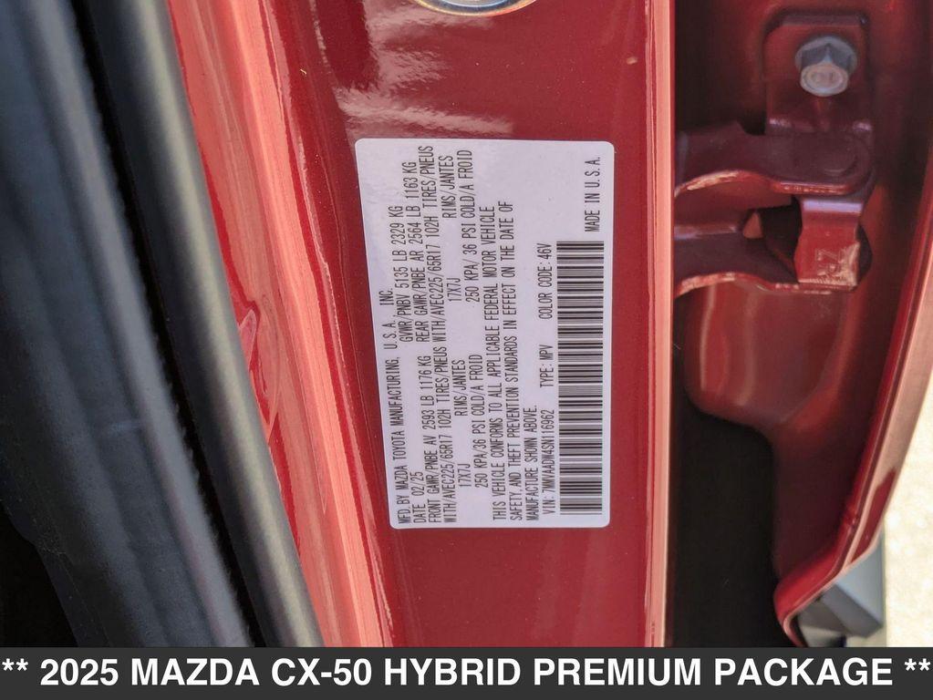 new 2025 Mazda CX-50 Hybrid car, priced at $39,415