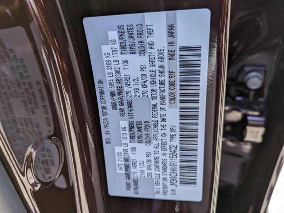 new 2024 Mazda CX-90 PHEV car, priced at $56,370
