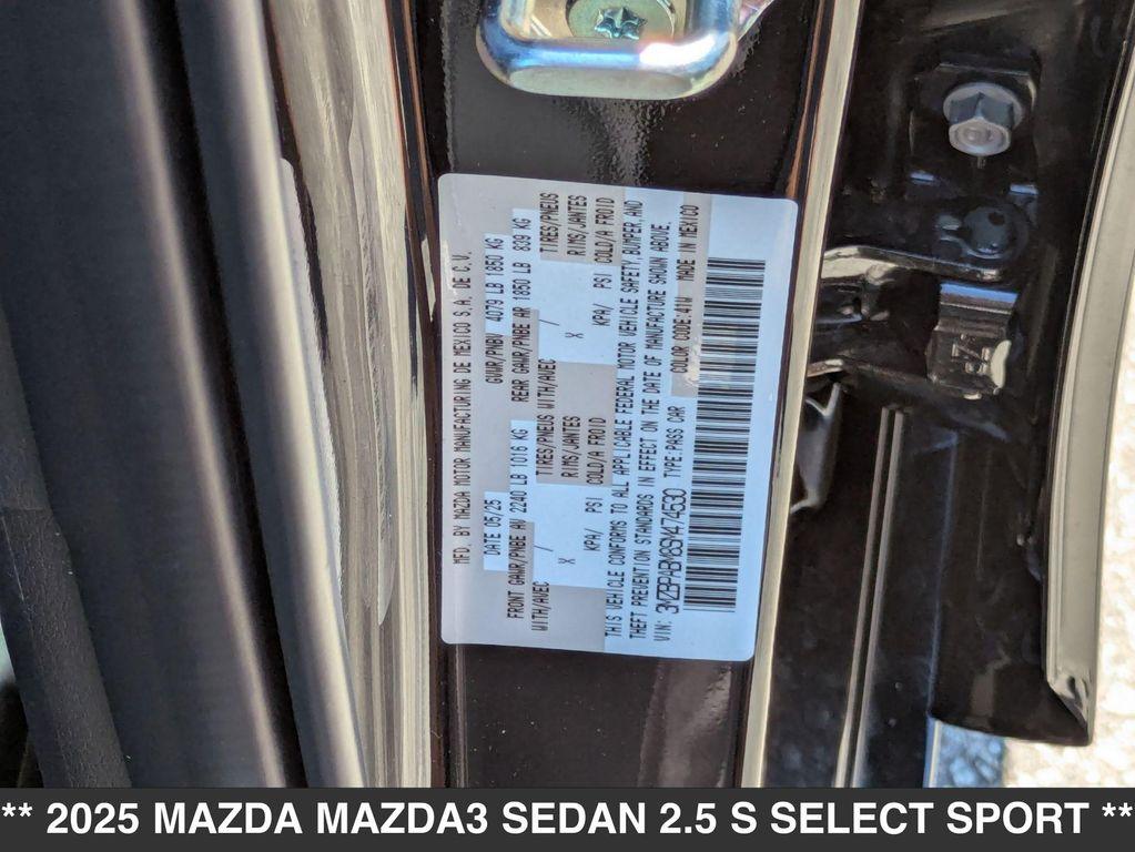 new 2025 Mazda Mazda3 car, priced at $26,500