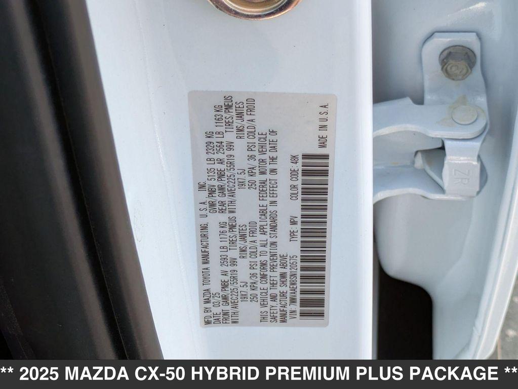 new 2025 Mazda CX-50 Hybrid car, priced at $42,270