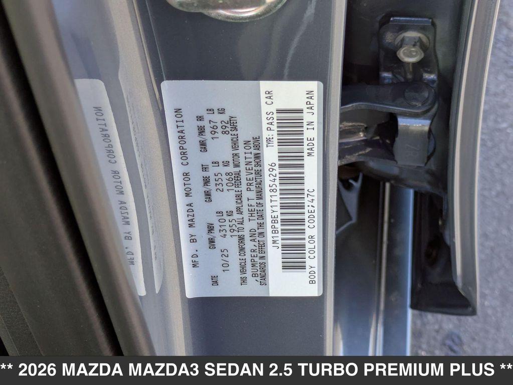 new 2026 Mazda Mazda3 car, priced at $38,795