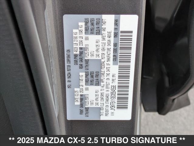 new 2025 Mazda CX-5 car, priced at $44,060