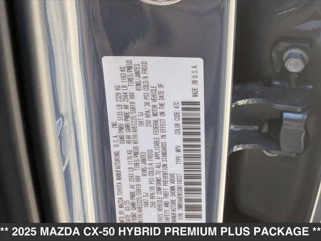 new 2025 Mazda CX-50 Hybrid car, priced at $42,905