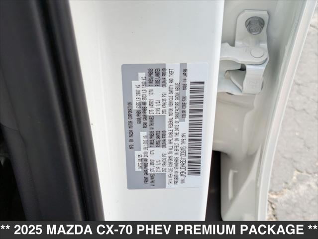 new 2025 Mazda CX-70 PHEV car, priced at $57,340