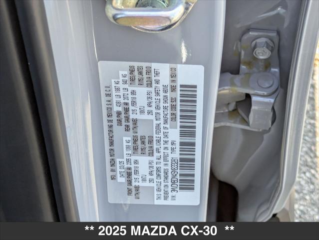 new 2025 Mazda CX-30 car, priced at $34,785