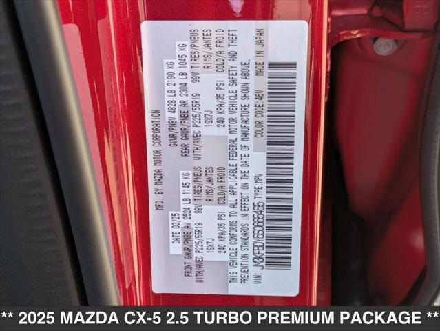 new 2025 Mazda CX-5 car, priced at $40,695