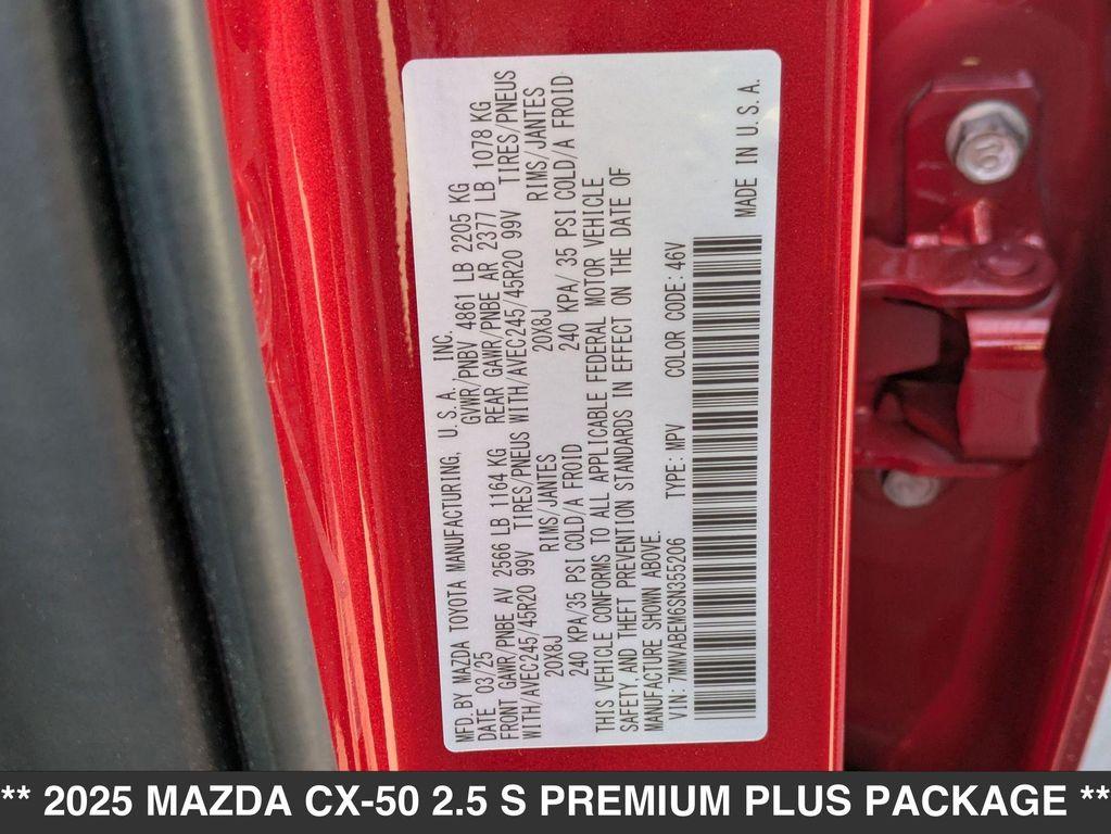 new 2025 Mazda CX-50 car, priced at $39,865