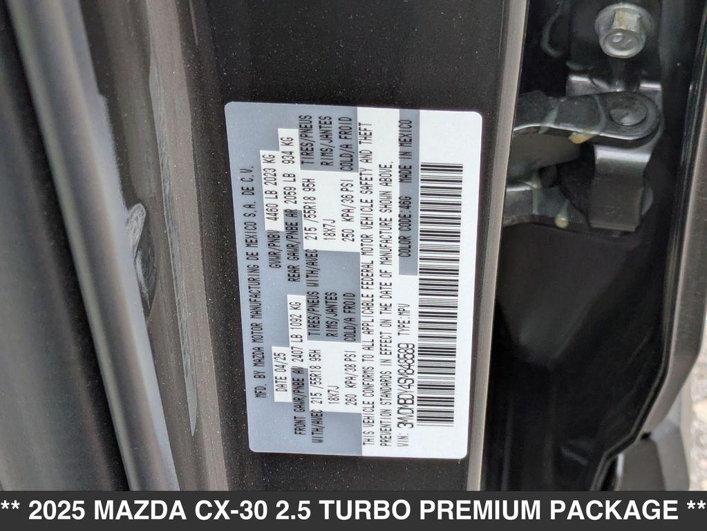 new 2025 Mazda CX-30 car, priced at $37,965