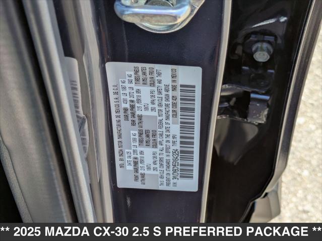 new 2025 Mazda CX-30 car, priced at $30,770