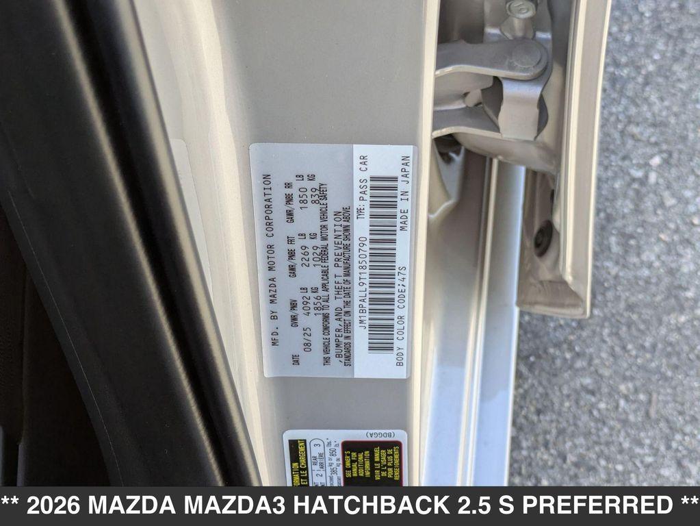 new 2026 Mazda Mazda3 car, priced at $29,750