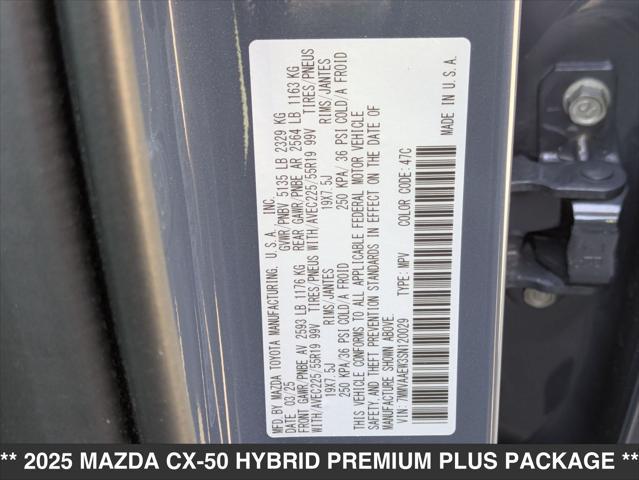 new 2025 Mazda CX-50 Hybrid car, priced at $42,310