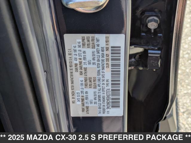new 2025 Mazda CX-30 car, priced at $31,000