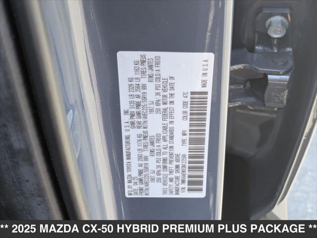 new 2025 Mazda CX-50 Hybrid car, priced at $42,835