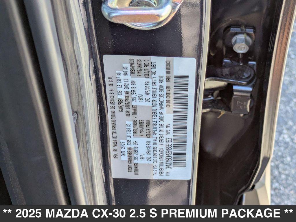 new 2025 Mazda CX-30 car, priced at $33,895