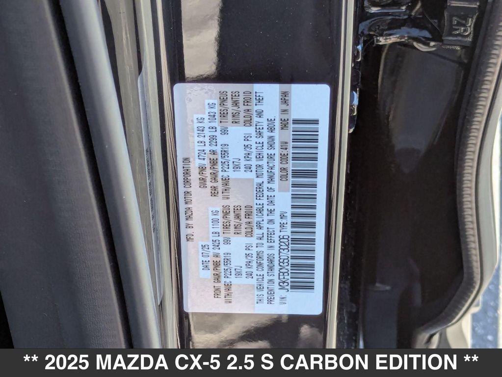 new 2025 Mazda CX-5 car, priced at $34,640