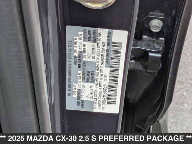 new 2025 Mazda CX-30 car, priced at $30,800