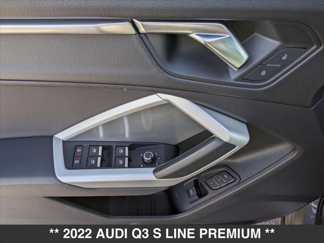 used 2022 Audi Q3 car, priced at $28,500