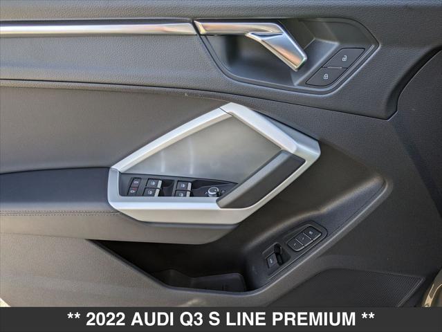 used 2022 Audi Q3 car, priced at $28,500