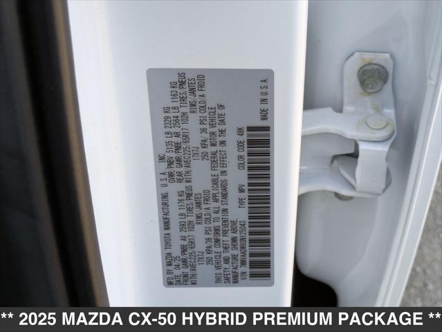 new 2025 Mazda CX-50 Hybrid car, priced at $40,410