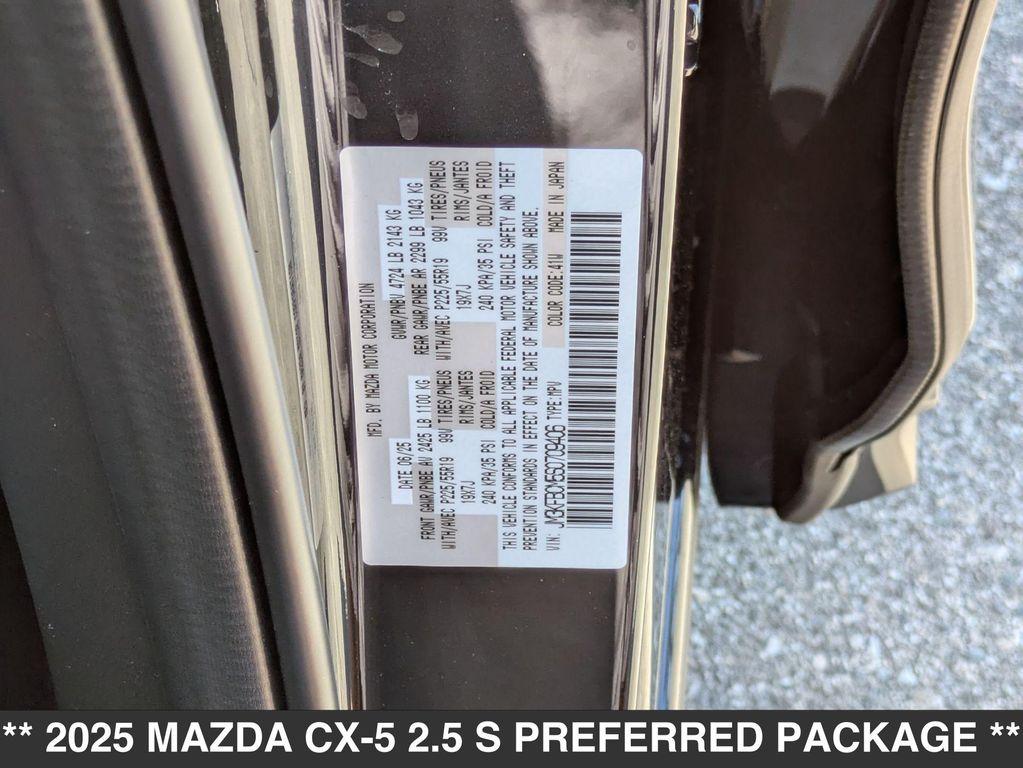 new 2025 Mazda CX-5 car, priced at $34,300