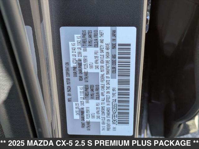 new 2025 Mazda CX-5 car, priced at $37,870