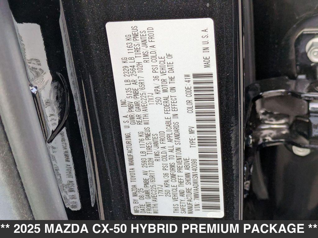 new 2025 Mazda CX-50 Hybrid car, priced at $39,810