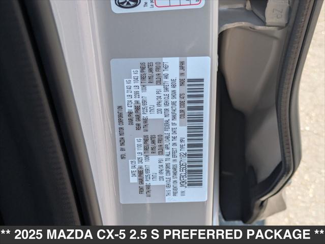 new 2025 Mazda CX-5 car, priced at $33,070