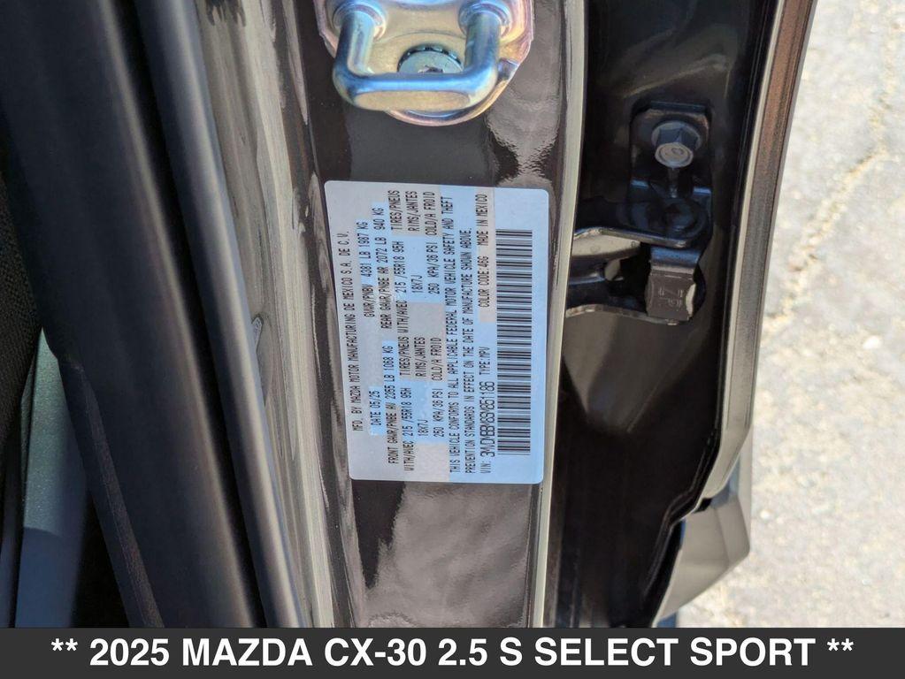 new 2025 Mazda CX-30 car, priced at $29,000