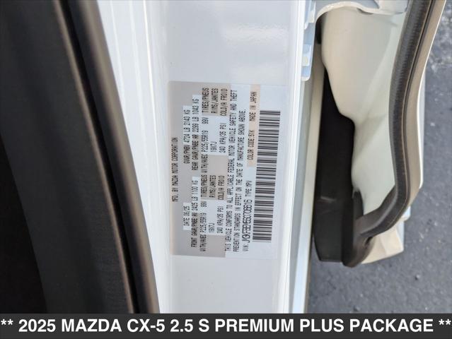 new 2025 Mazda CX-5 car, priced at $38,060