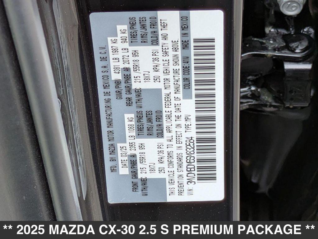 new 2025 Mazda CX-30 car, priced at $34,600