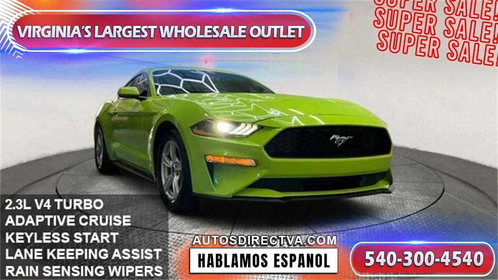 used 2020 Ford Mustang car, priced at $21,495