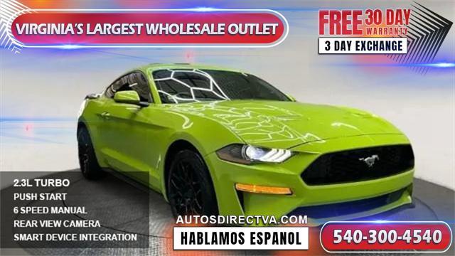 used 2020 Ford Mustang car, priced at $21,795