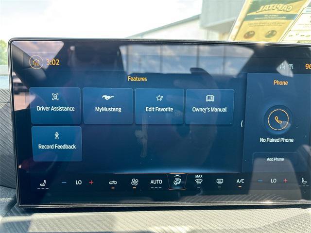 new 2025 Ford Mustang car, priced at $33,502