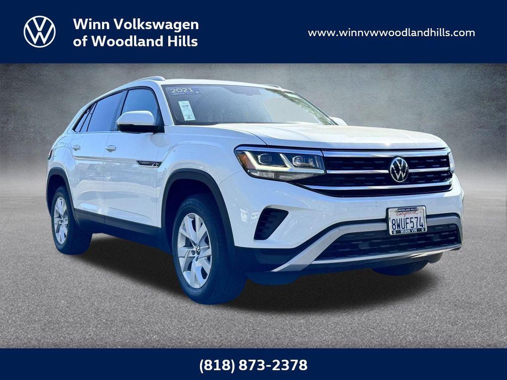 used 2021 Volkswagen Atlas Cross Sport car, priced at $18,995