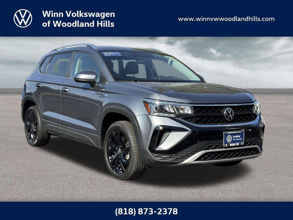 used 2022 Volkswagen Taos car, priced at $18,995