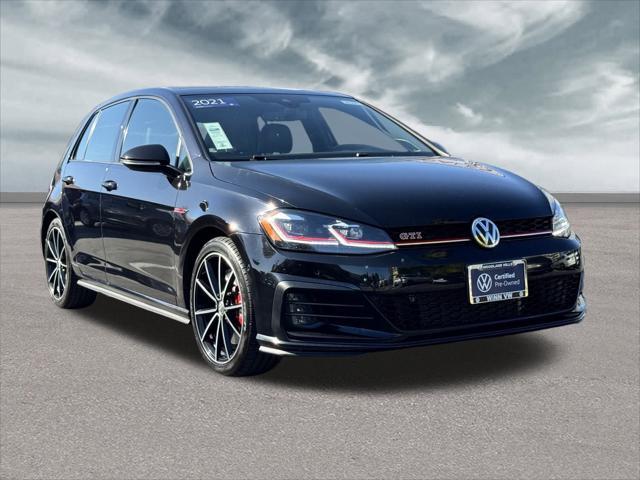 used 2021 Volkswagen Golf GTI car, priced at $28,995