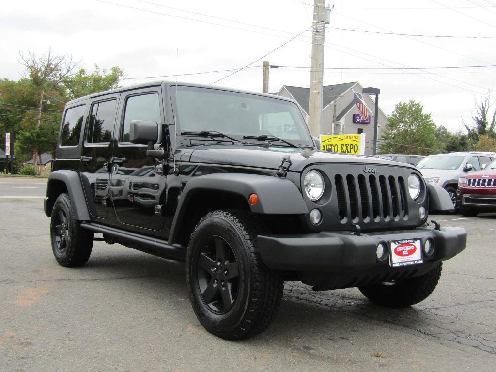 used 2016 Jeep Wrangler Unlimited car, priced at $17,495