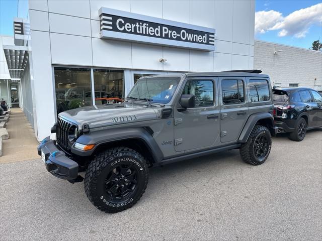 used 2023 Jeep Wrangler 4xe car, priced at $34,237