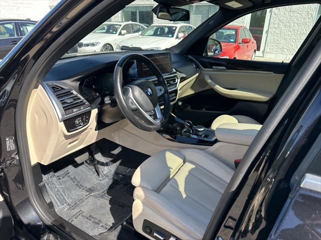 used 2022 BMW X3 car, priced at $35,499