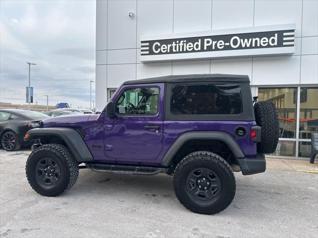 used 2023 Jeep Wrangler car, priced at $27,799