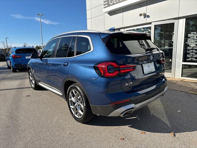 used 2024 BMW X3 car, priced at $50,600