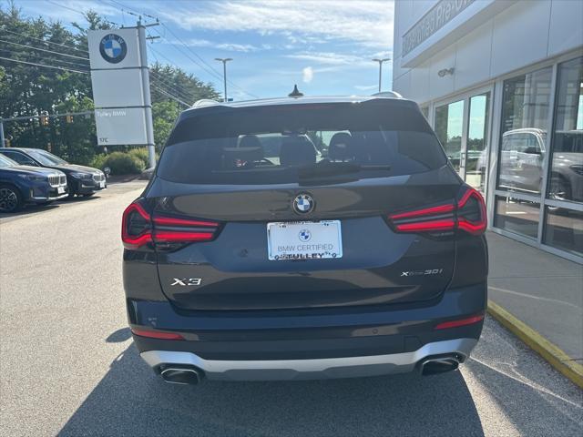 used 2022 BMW X3 car, priced at $34,505