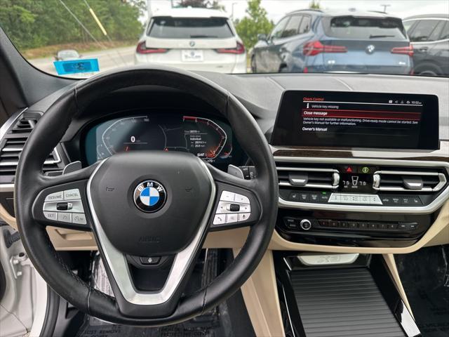 used 2022 BMW X3 car, priced at $35,695