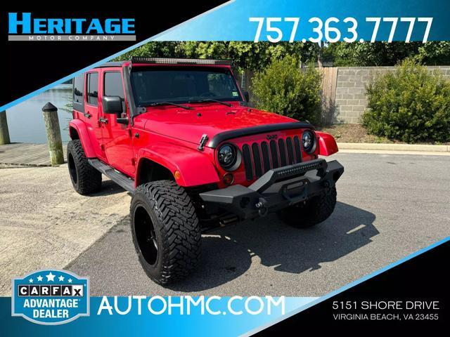 used 2012 Jeep Wrangler Unlimited car, priced at $16,399