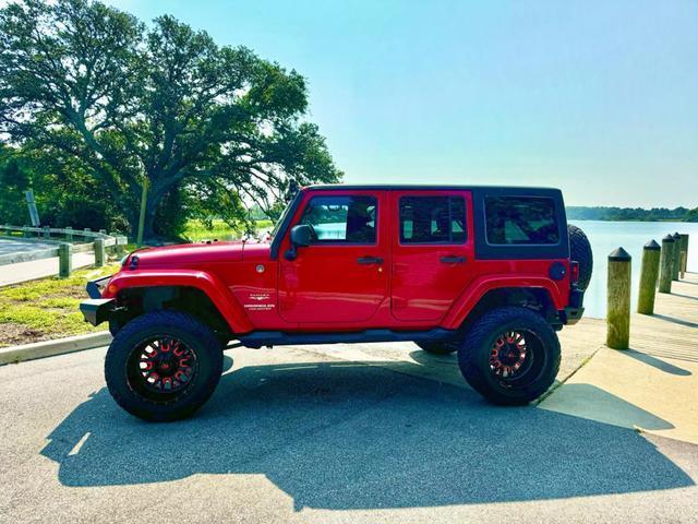 used 2012 Jeep Wrangler Unlimited car, priced at $16,399