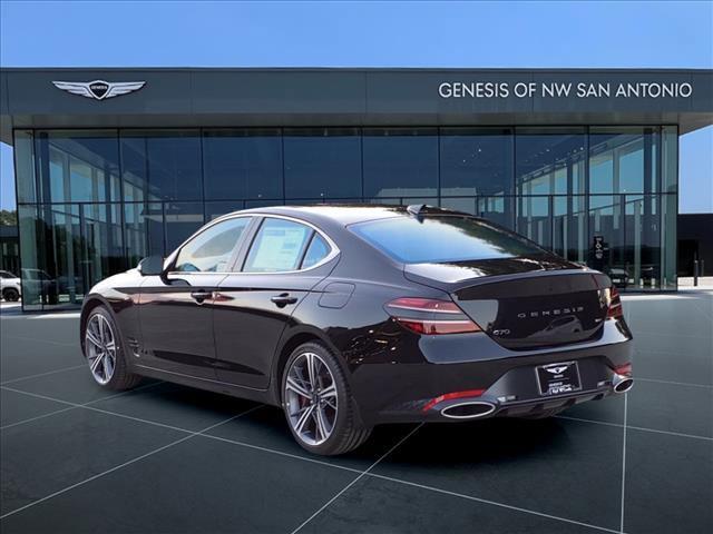 new 2025 Genesis G70 car, priced at $56,595